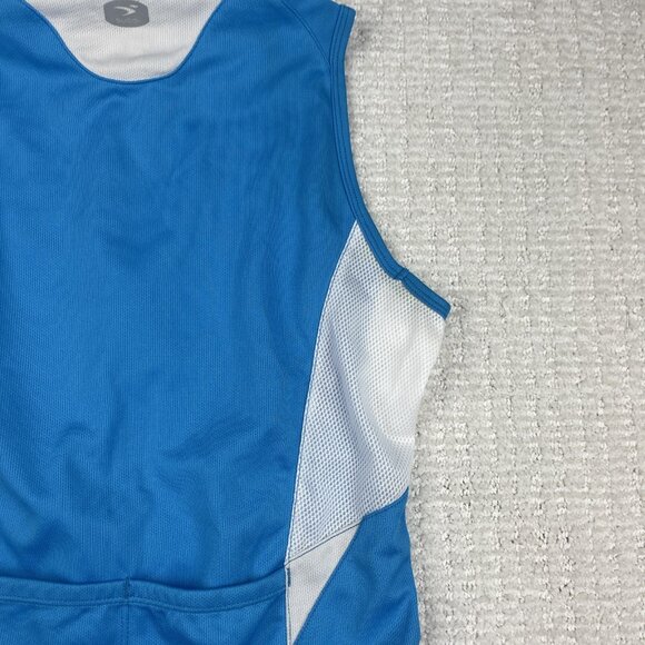 SUGOI Full Zip Cycling Womens Jersey Blue Sleeveless XS Sports Activewear - Picture 14 of 16